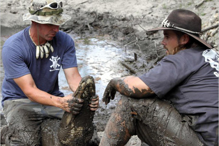 As seen on Gator Boys, only on Animal Planet.