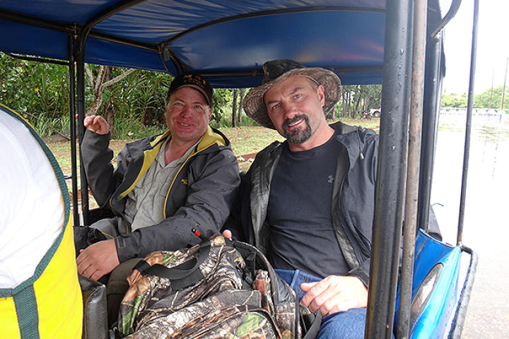Freddy Dodge and Dave Turin in Chile.