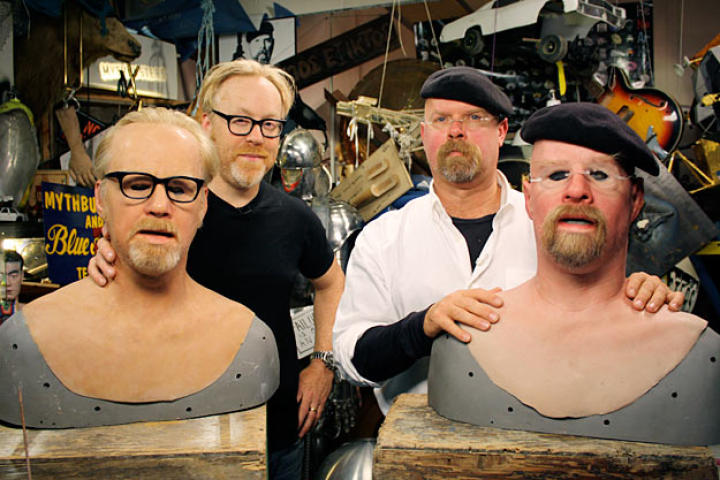 In a freaky face-off fable, Adam Savage and Jamie Hyneman explore whether a pullover mask can be used to execute a