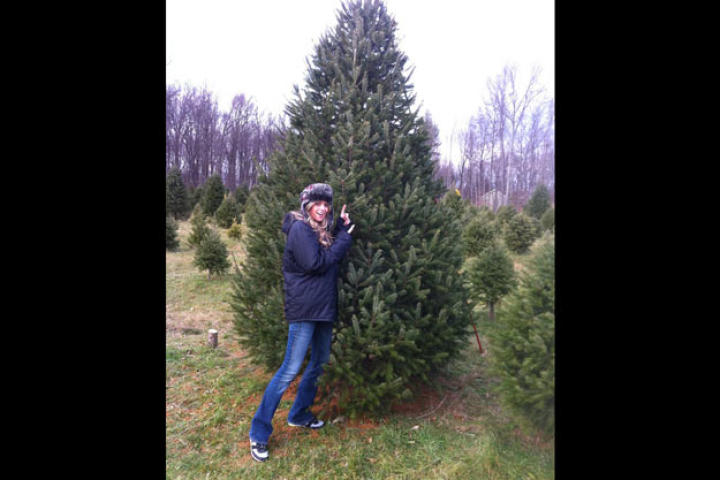 Our first real tree! Starting the tradition. (Dec. 5, 2010)
From Paul Junior's Twitter feed.