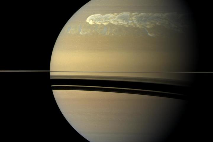 Cassini captures the Great White Spot