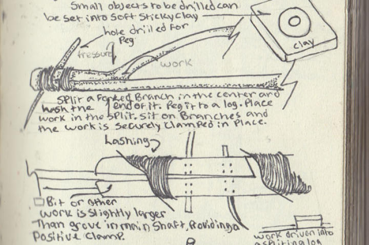 This drawing showcases the details of clamping and mooring.