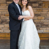 The happy couple marveled at the wonderful evening with friends and family.