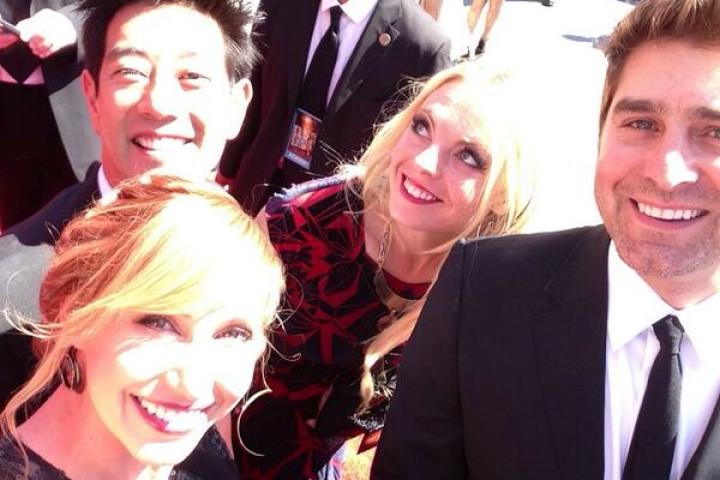 From the red carpet.