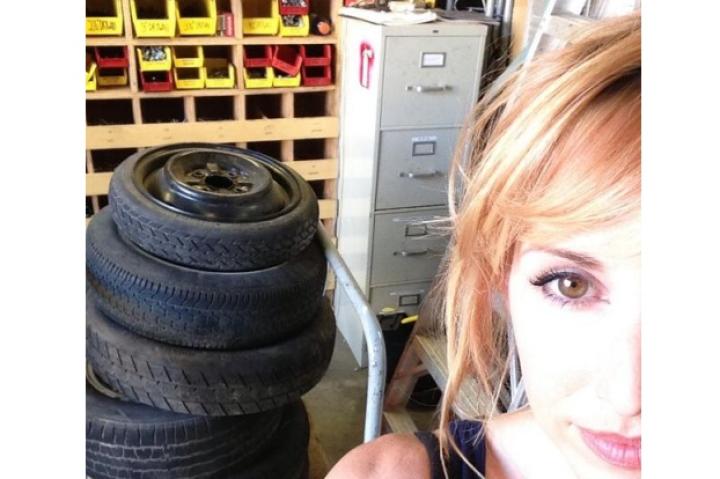 Feeling tired. From Kari Byron's Twitter feed. Follow