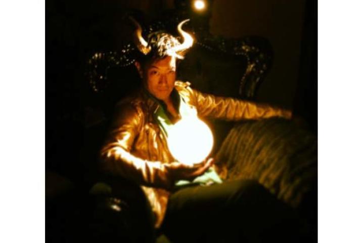 Leisure Suit Loki at a birthday party. From Grant Imahara's Twitter feed. Follow