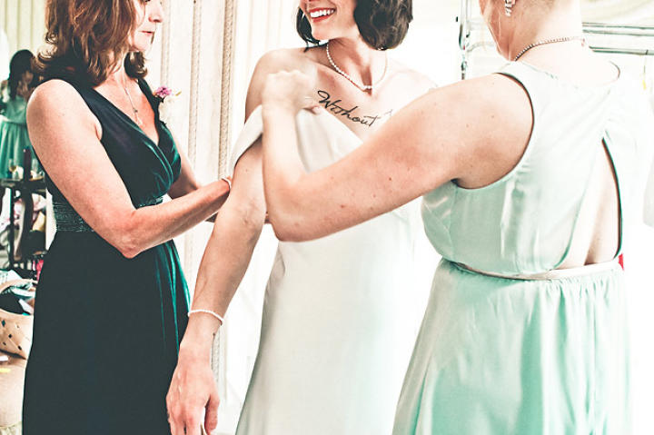 Ashley's wedding prep is almost done.