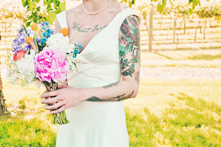 Ashley Holt on her wedding day.