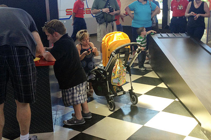 The family at Legoland.