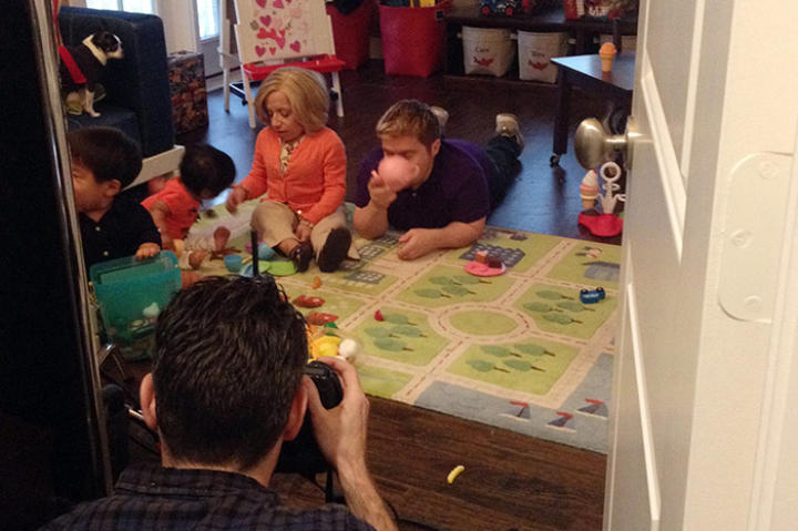 Business as usual for the Little Couple family: the camera rolls and they go about their daily lives.
