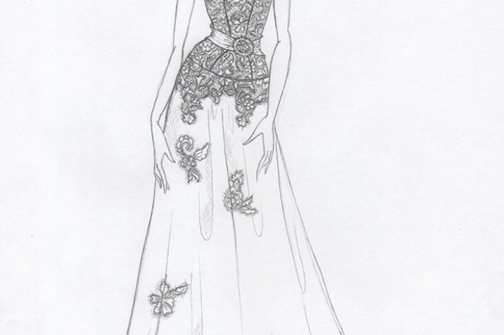 In Kelly's sketch for the