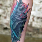 After: Megan's new tattoo courtesy of