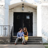 Jessa and Ben spend a calm moment together. They don't get a lot of peace and quiet, considering that Jessa has 18 siblings and Ben is the oldest of seven!