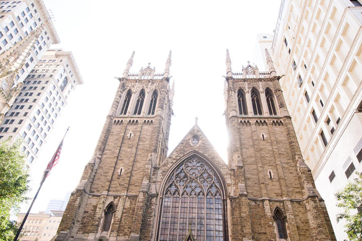 The ceremony was held at the First Presbyterian Church of Pittsburgh.