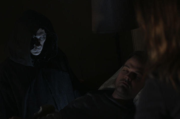 A cloaked ghost roaming the night is never a good sign.