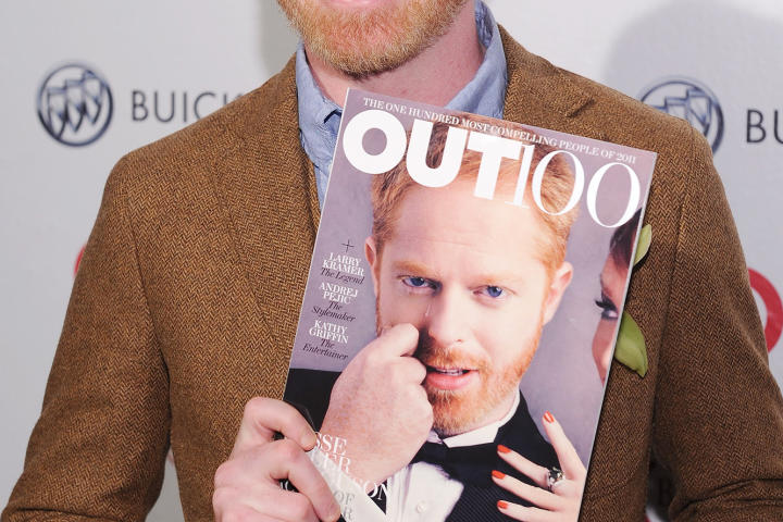 Jesse smiles at the 2011 OUT celebration of The OUT100, an annual list that recognizes "the most compelling people of the year." He married Justin Mikita, a lawyer, producer and activist, in the fall of 2013.