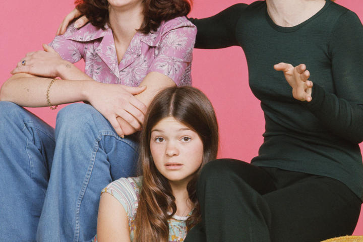 Valerie poses with her "One Day at a Time" castmates Mackenzie Phillips and Bonnie Franklin. The sitcom ran from 1975-1984, and Valerie's character was Barbara Cooper, the daughter of recently divorced mother Ann Romano.