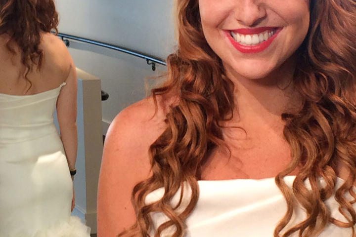 A gorgeous strapless option.