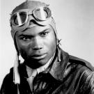Howard A. Wooten, WWII fighter pilot, of the 332nd Fighter Group "Tuskegee Airmen" December 1944.