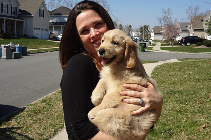 Everyone loves goldendoodle hugs!