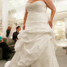 An opera singer, Amanda wanted a dress that really sung!