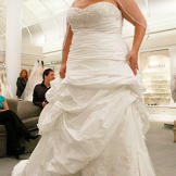 An opera singer, Amanda wanted a dress that really sung!