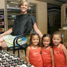 Kate and the girls get their makeup and hair done.