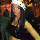 Priscilla claims that the eyes are the nipple of the face, and that's why she plays up hers with dark, smoky eyeliner.