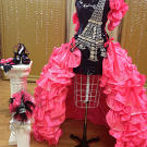 Savannah's Parisian party dress is a chic thing to behold.