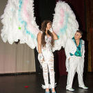 Jackie D. and Pookie make their grand entrance at the party.