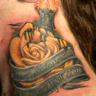 The detail on the neck took Massacre a long time