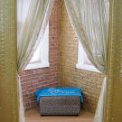 Four members of Sondra's team created this space, and the project took them two weeks to complete.