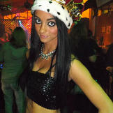 Priscilla claims that the eyes are the nipple of the face, and that's why she plays up hers with dark, smoky eyeliner.