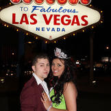 Dorothy's Vegas wedding called for an over-the-top ensemble.