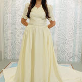 Med student Gina was ready to make a logical, informed decision about her dress. This