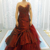 Despite her appreciation of the reworked gown, Aisha chose this