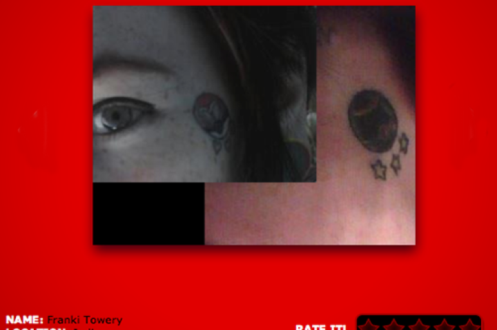 Having a bad tattoo is one thing, having a bad tattoo on your FACE is even worse! Then it’s a tattoo of balls on top of it??