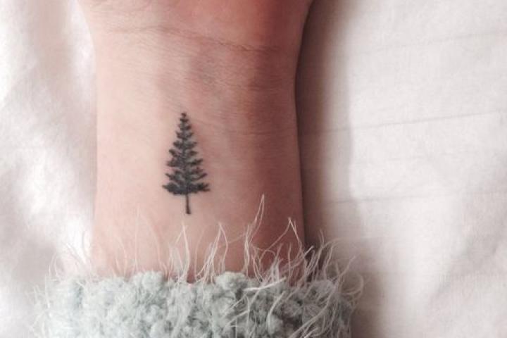 Pine Tree Tatoo