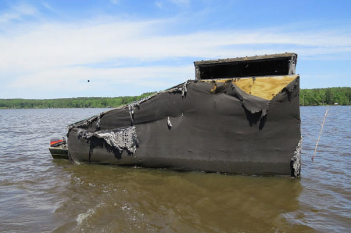 If you're lucky, your bayou home will come with a duck blind for hunting. But watch out for giant spiders that may also call the duck blind home.