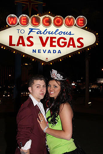 Dorothy's Vegas wedding called for an over-the-top ensemble.