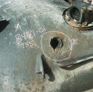 A close-up view of the turret of an Iraqi T-55 main battle tank destroyed during Operation Desert Storm.
Watch