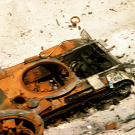 Name that tank? Due to its extensive damage it's impossible to determine whether this is an Iraqi T-54, T-55 or Type 59 tank, after being destroyed by Allied forces during Operation Desert Storm, March 1991.
Watch