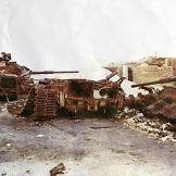 Destroyed IDF tanks near Ismailia, Egypt during the latter stages of the Yom Kippuer War, 1973.
Watch video of the