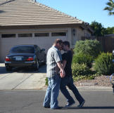 Doug Hopkins and Scott Menaged literally go head to head when bidding for a home.