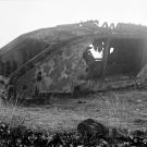 Disabled tank at Gaza towards the end of World War I.
Watch video of the