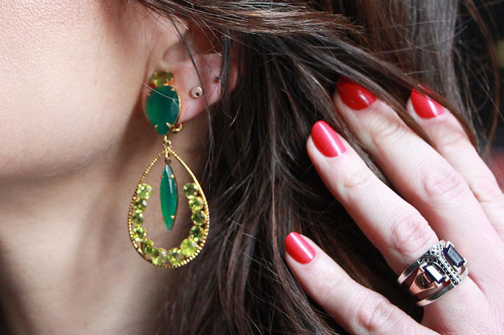 Jade Earrings by
