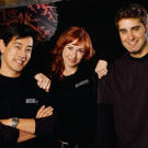 Grant Imahara, Kari Byron and Tory Belleci began filming