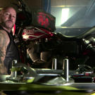 Prospect Rob working on a bike
