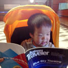 Candid photo of William, taken by Dad! Check out Little Couple videos
