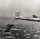 An RB-45C Tornado being refueled by a Boeing KB-29P Superfortress.